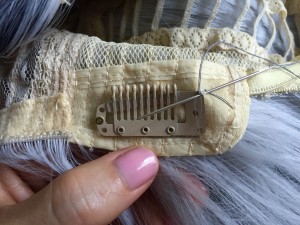 Sewing in Toupee Clips